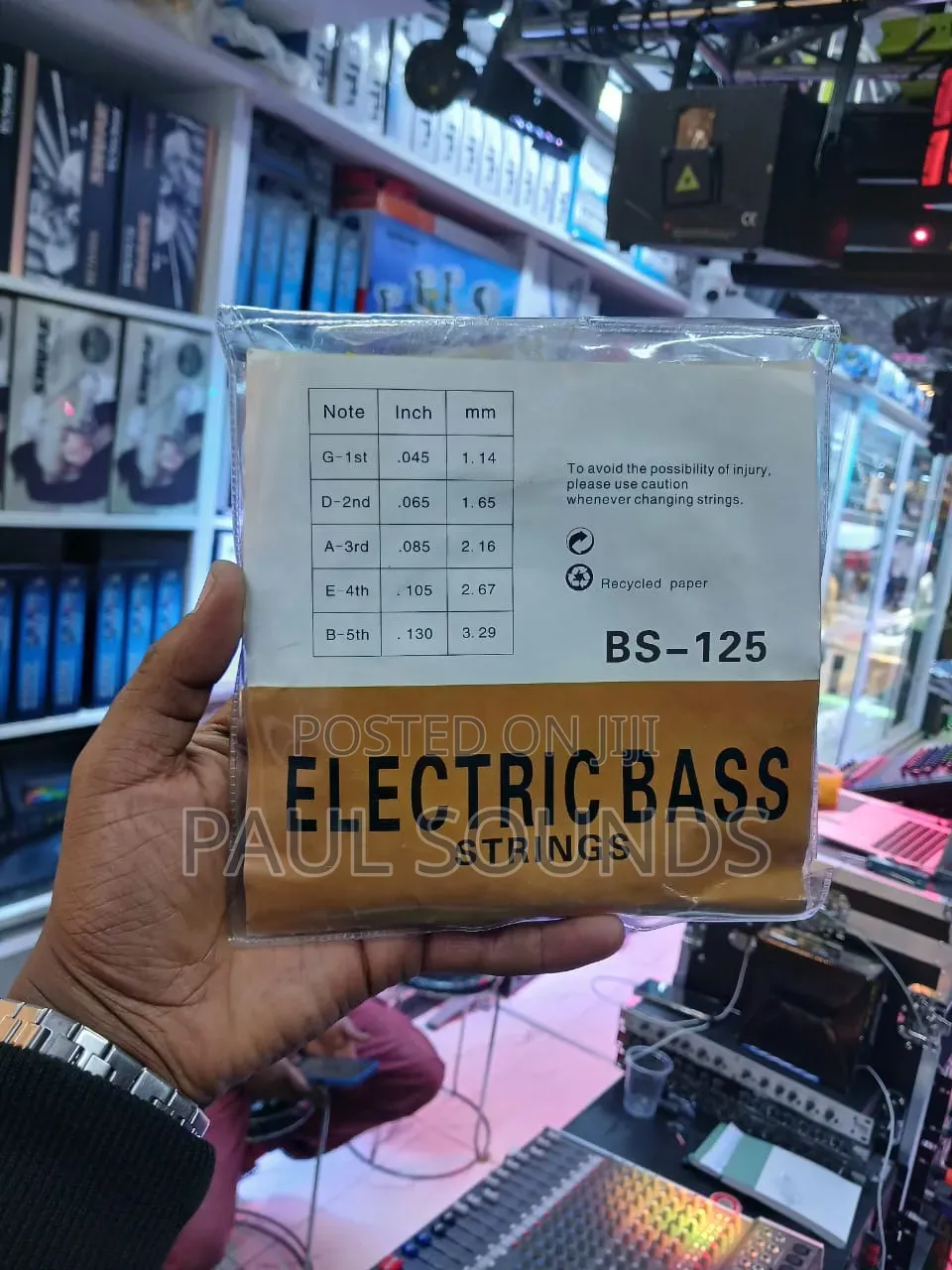 Bs-125 5-String Electric Bass Guitar Strings Set (.045–.130)
