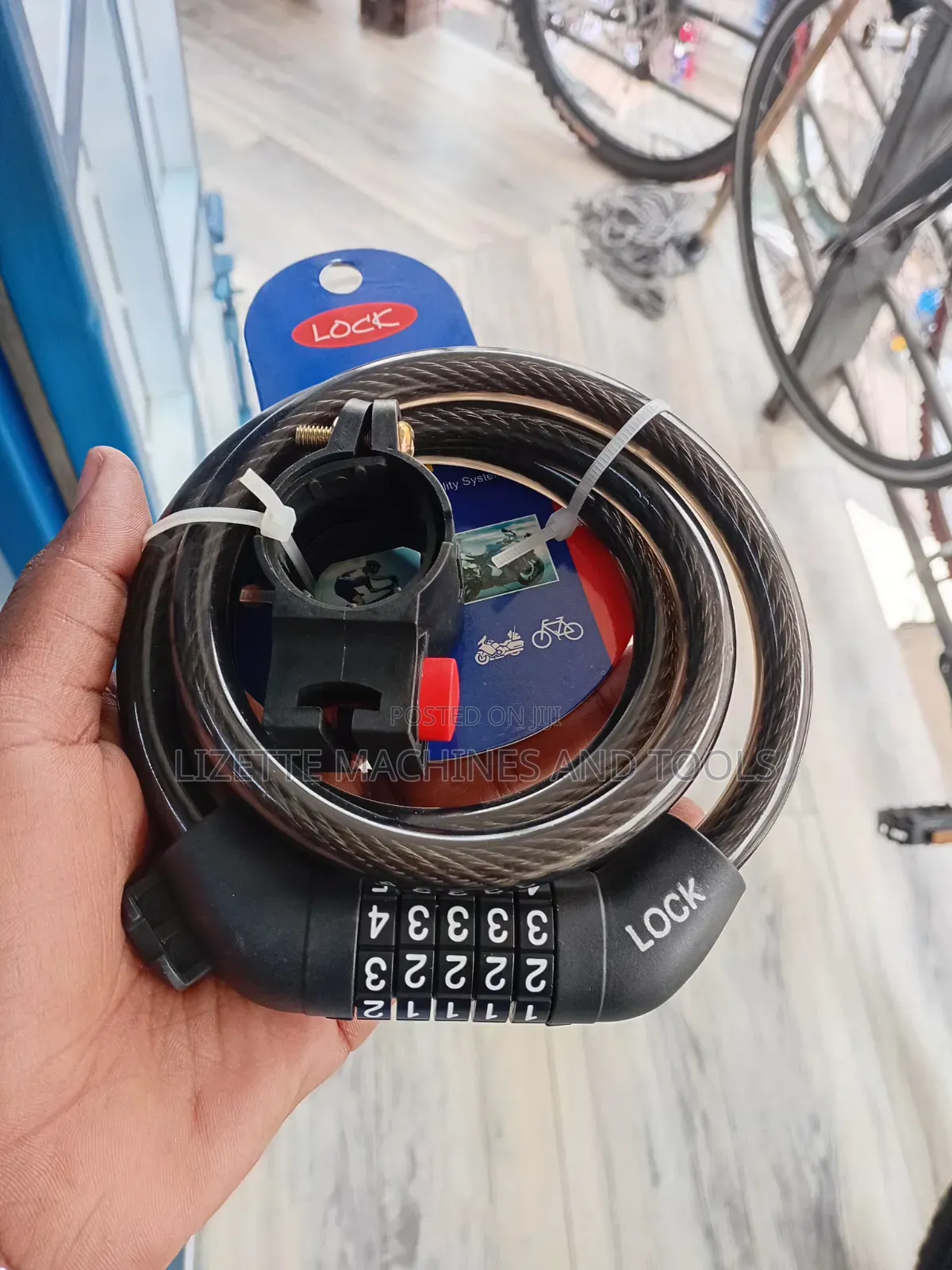 5 Digit Bicycle Lock