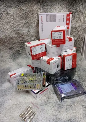Hikvision CCTV Cameras 4 Channel Full Kit Hd Surveillance System