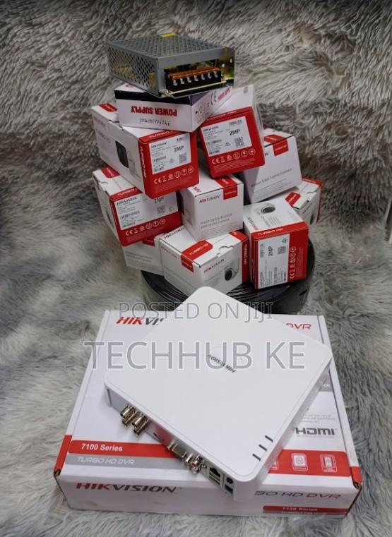 Hikvision 4 Channel CCTV Cameras Complete Installation Kit