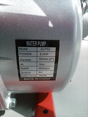 Heavy Duty 2-Inch Aico Water Pump With 8hp Petrol Engine