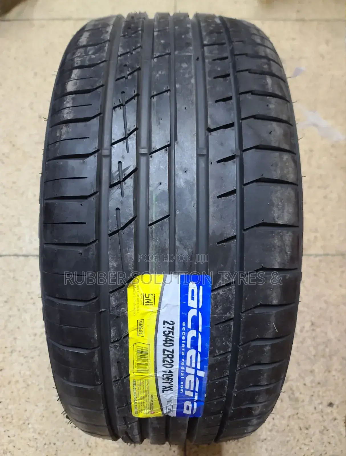 275/40 R20 Accelera Tyres 106 Y X/L Made in Indonesia