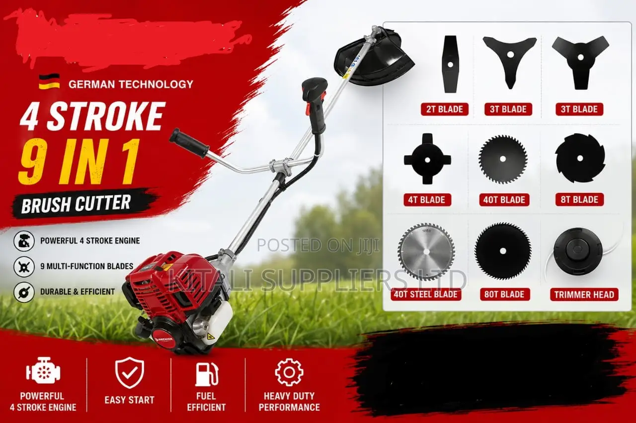 4-Stroke 9-in-1 Brush Cutter