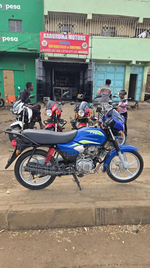 TVS HLX Plus ES 2024 Blue - thumbnail 4