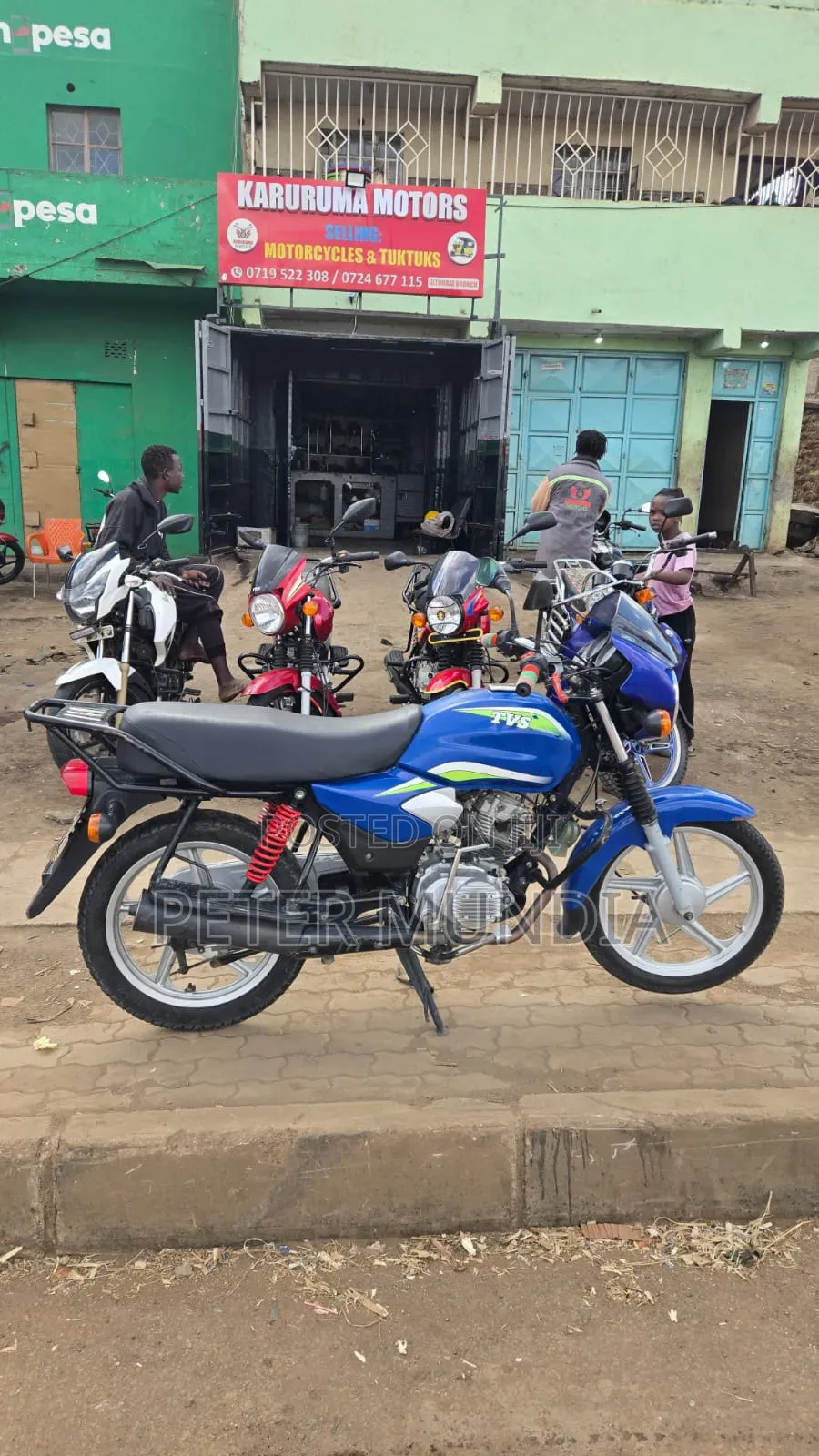 TVS HLX Plus ES 2024 Blue