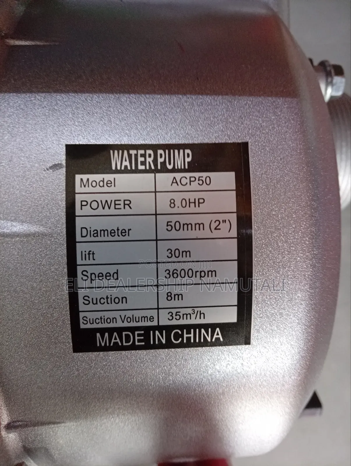 Aico Acp50 Water Pump 8hp – Best Pump for Farming and Water Transfer