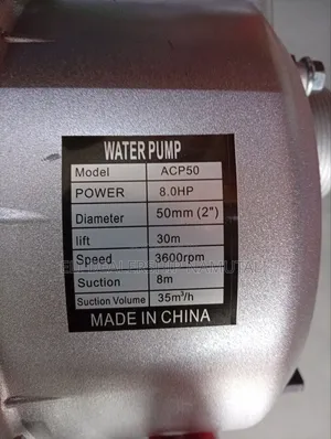 Aico Acp50 Water Pump 8hp – Best Pump for Farming and Water Transfer