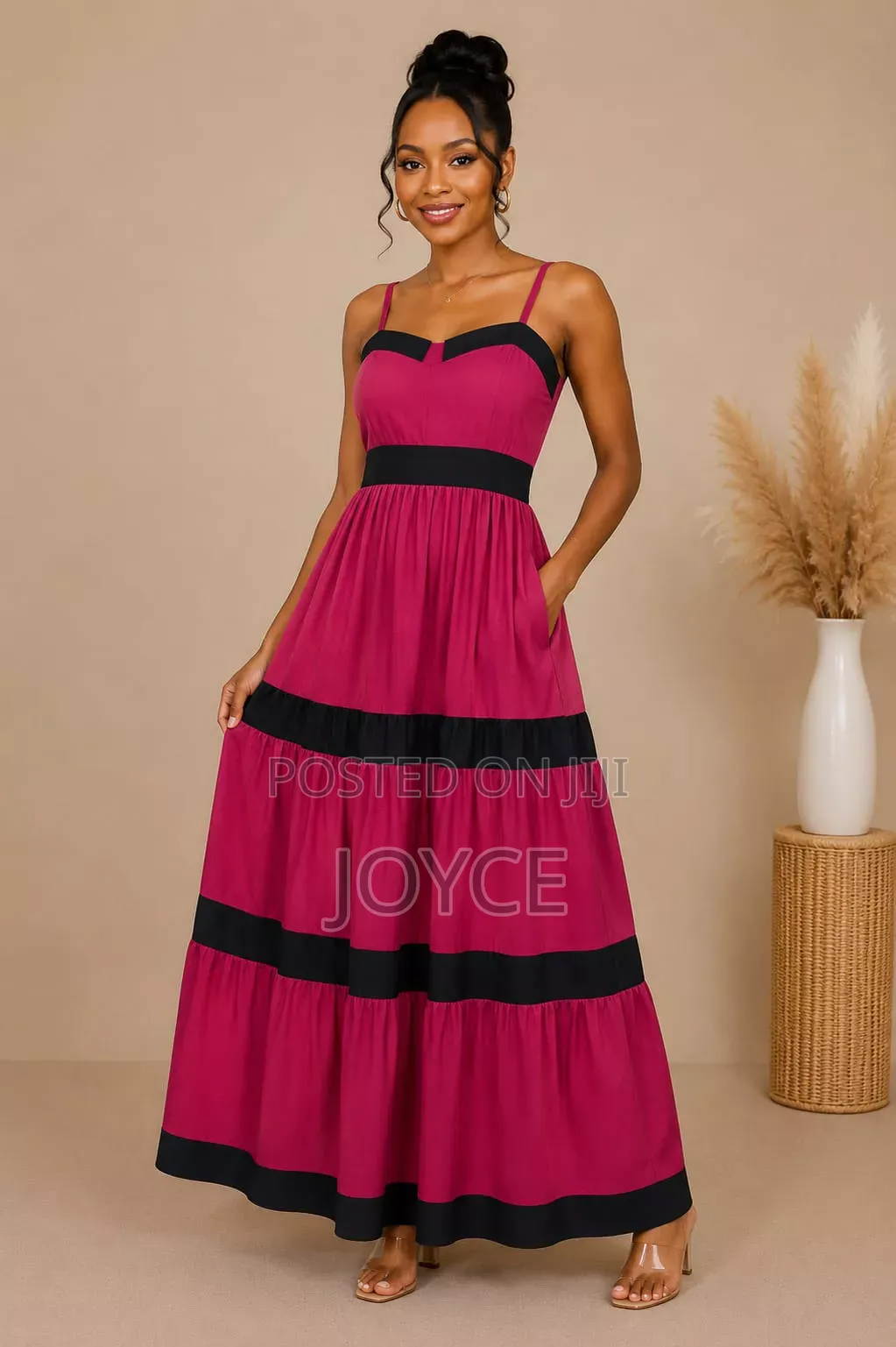 Sleeve-Less Maxi Dress