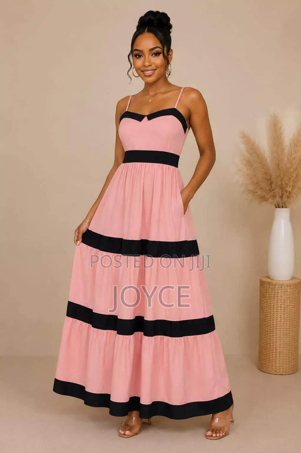 Sleeve-Less Maxi Dress