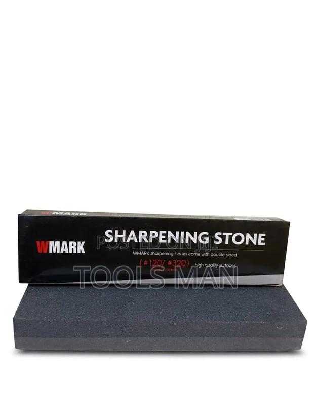 Wmark Double-Sided Sharpening Stone Grit #120 / #320 Professional.