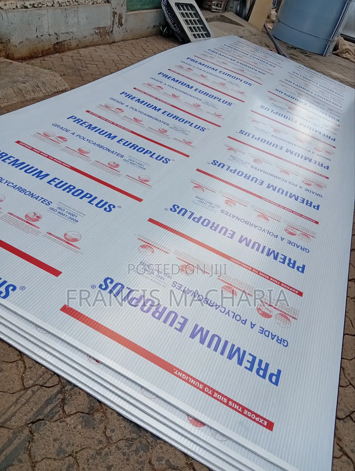 Polycabonate Sheets 2.1meters by 5.8meters