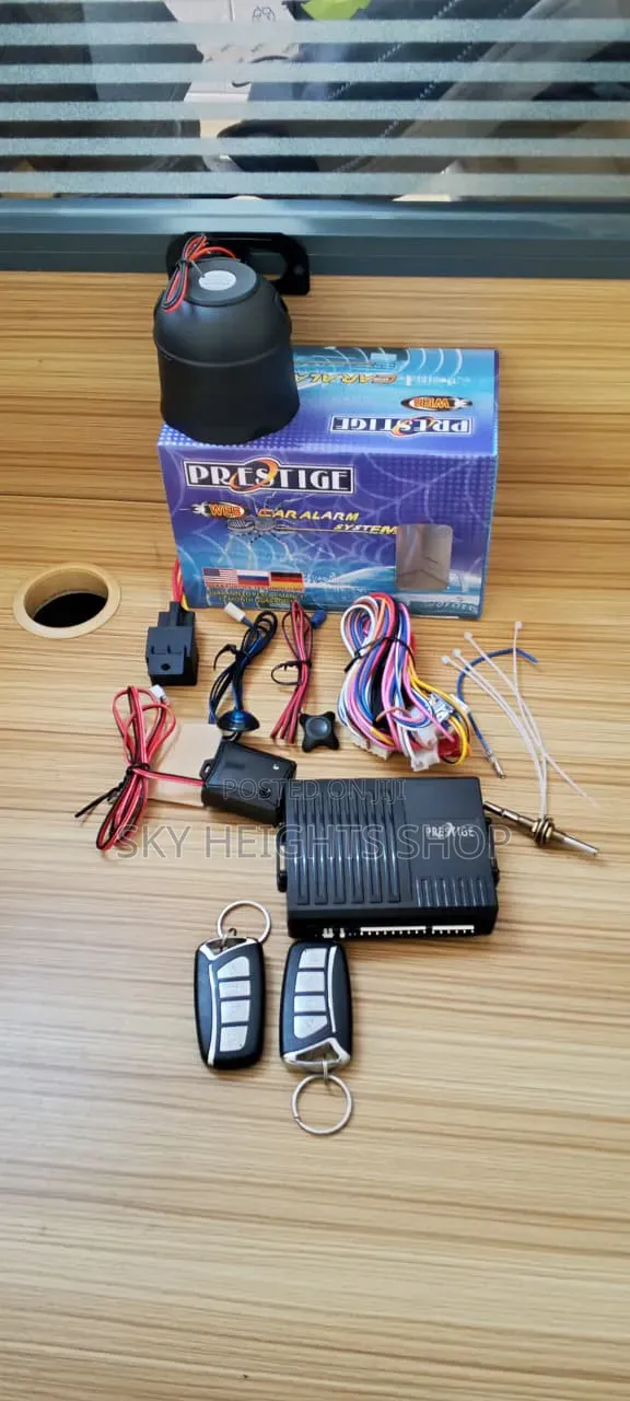 High Quality Prestige Car Alarm With Cut Out, Anti-Hijacking, Arming