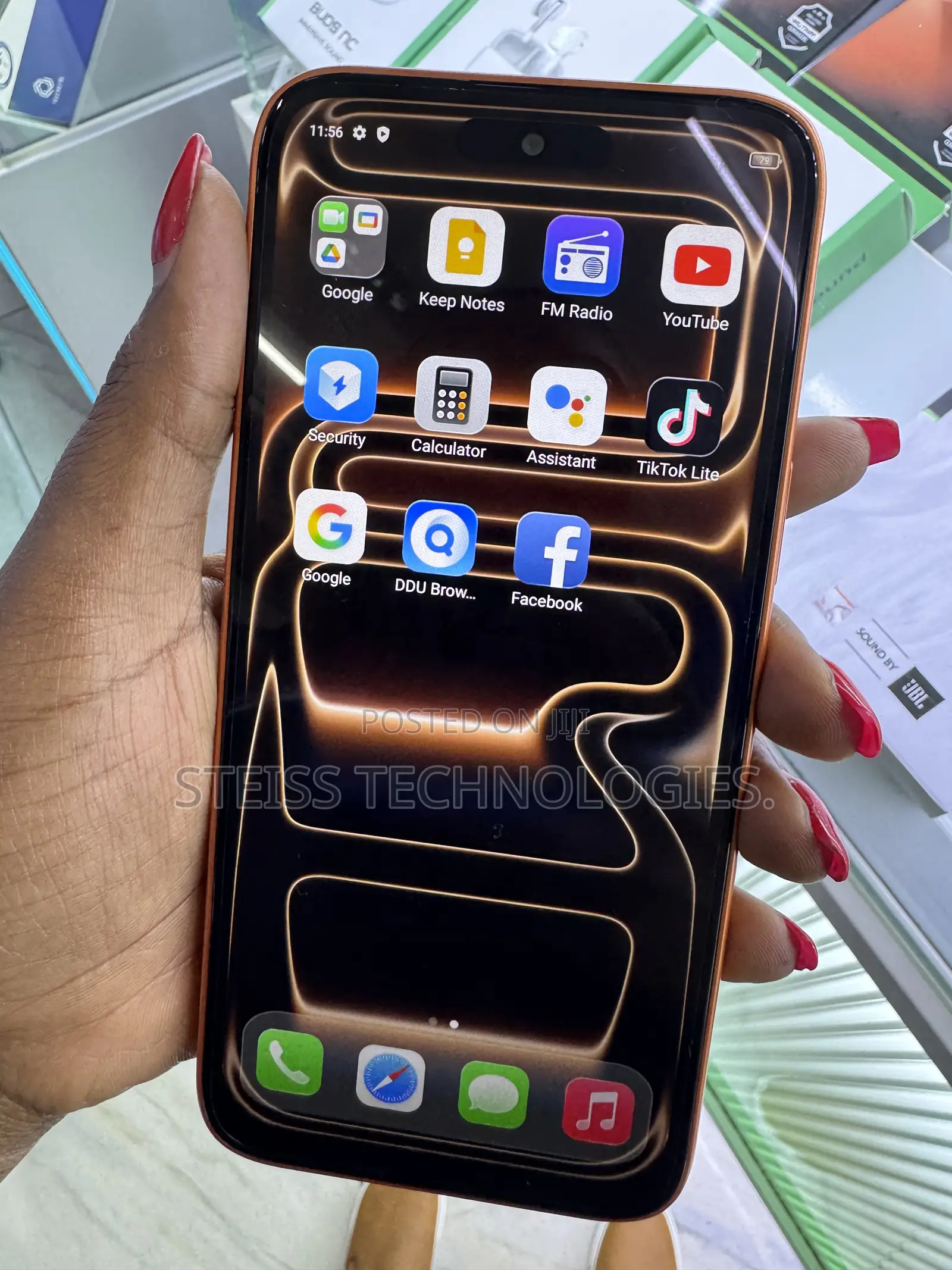 New Mobile Phone 128 GB Orange