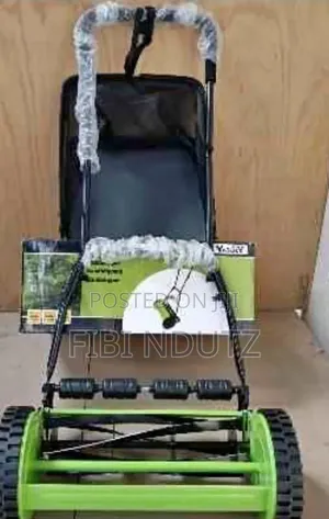New Manual Lawn Mower 9 Gear Shift 16inches+Collection Bag