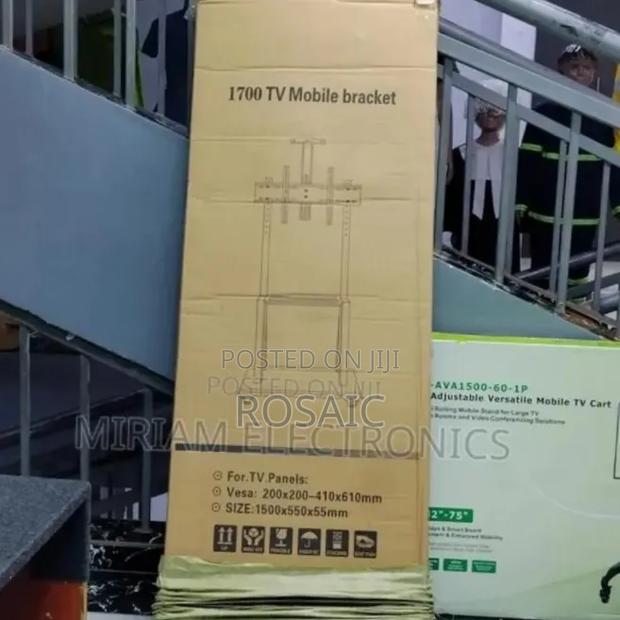 Mobile Tv Trolley 32"-75" With Wall Mount - main view