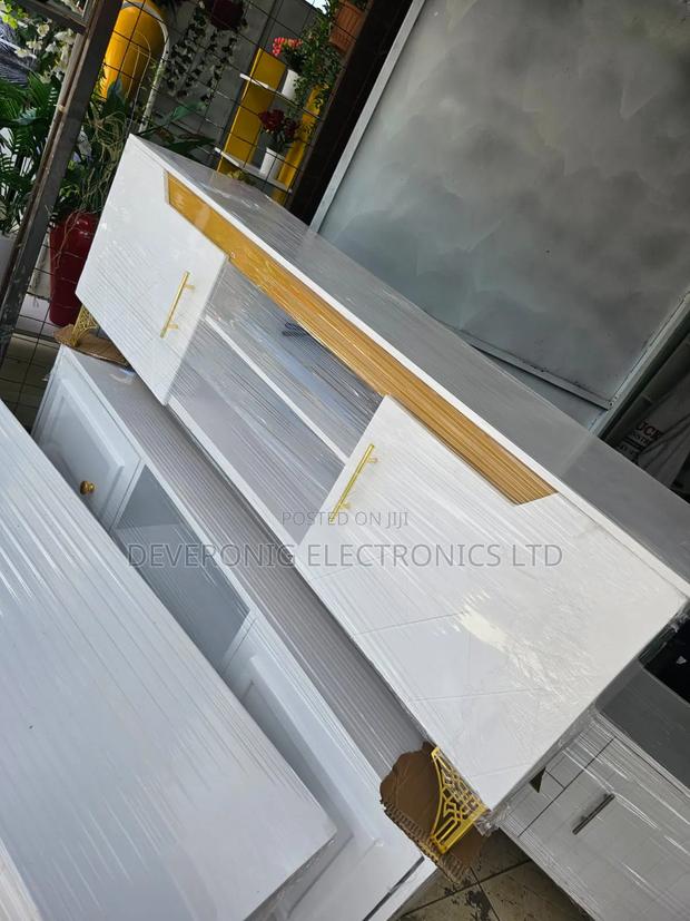 *Modern Tv Stand With Led Lights Available*
