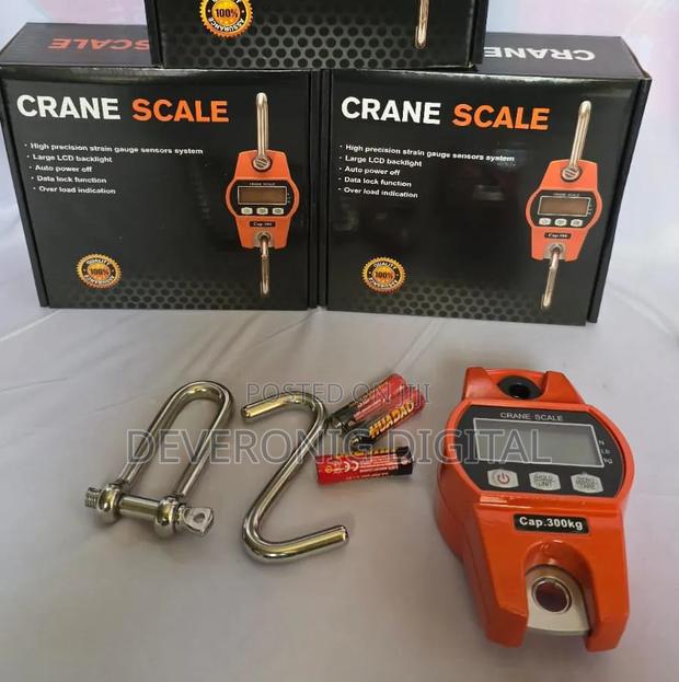 300kgs Crane Scale Black - thumbnail 2