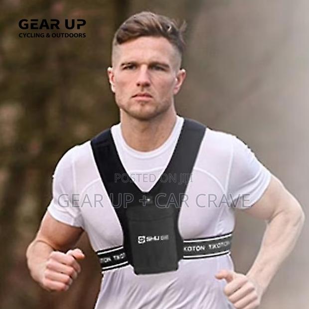Running Chest Vest - Black/Grey - thumbnail 3