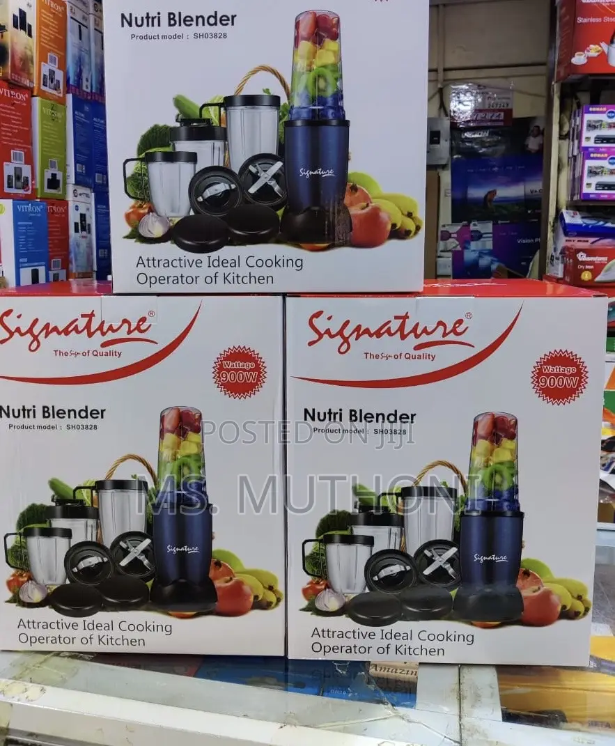 900w Motor Signature Nutri Blender (Model Sh03828)