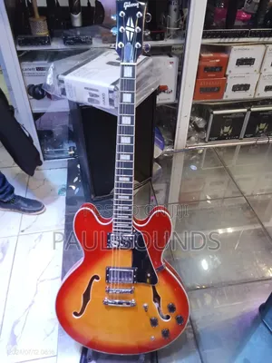 Gibson Es-335 Style Semi-Hollowbody Electric Guitar (Cherry Sunburst)