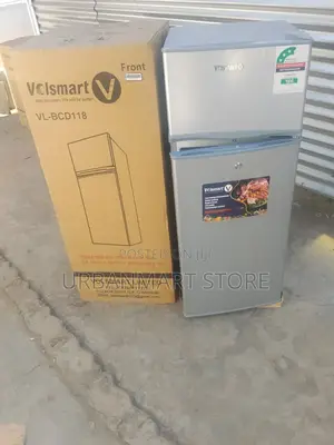Volsmart 118 Litres Compact Double Door Fridge for Home Use