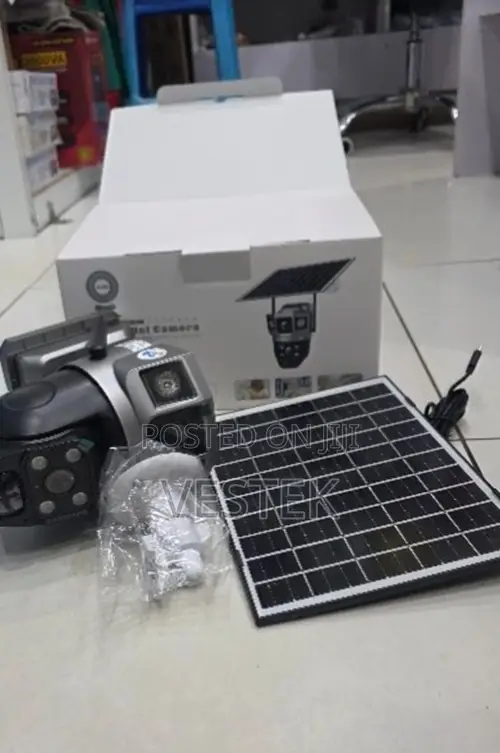 Outdoor Solar Surveillance Camera – 4g Connectivity Dual Hd Lenses