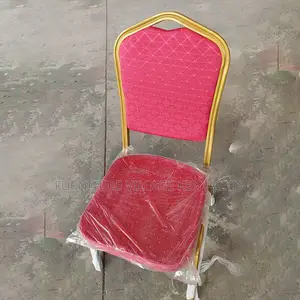 Armless Fabric Banquet Church Chair.