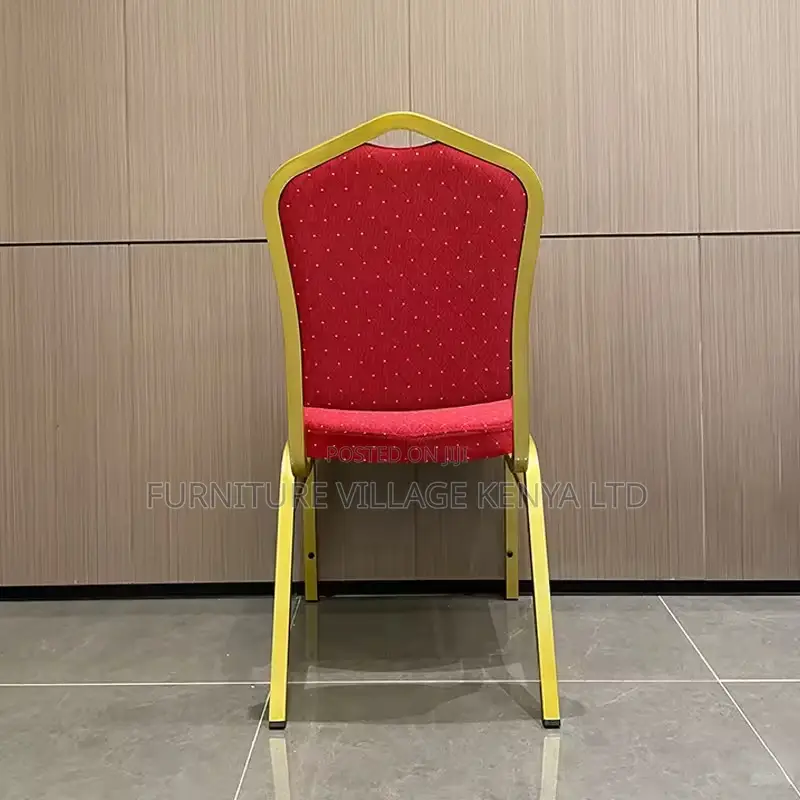 Armless Fabric Banquet Church Chair.