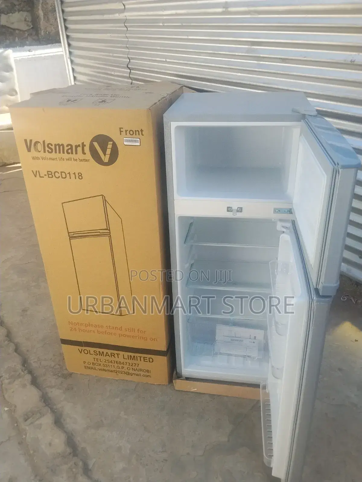Volsmart Double Door Refrigerator 118 Litres Capacity