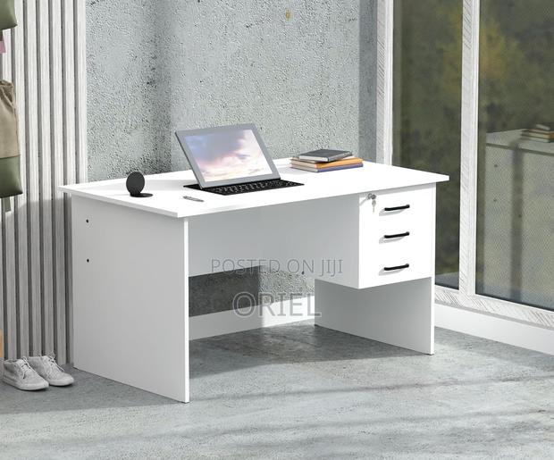 Office Desk White 120cm Office Study Desk