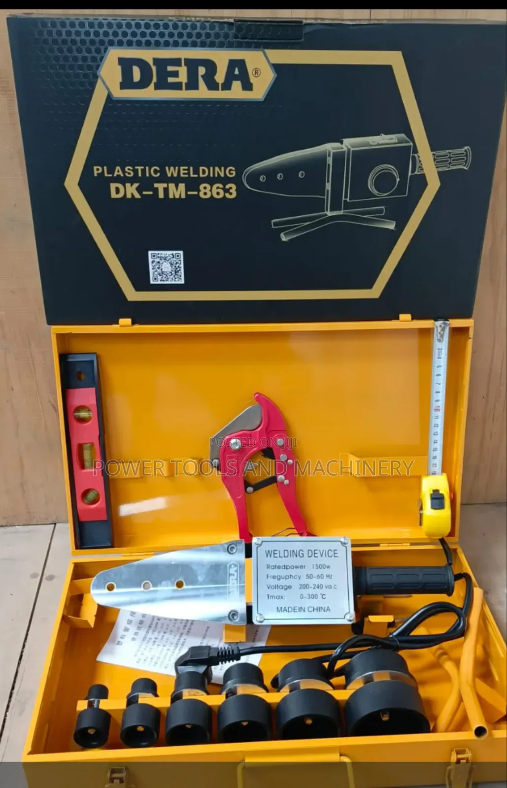 Commercial Electric PPR Machine 1500watts With Accessories