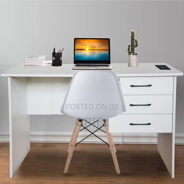 Office Desk White 120cm Office Study Desk - thumbnail 2