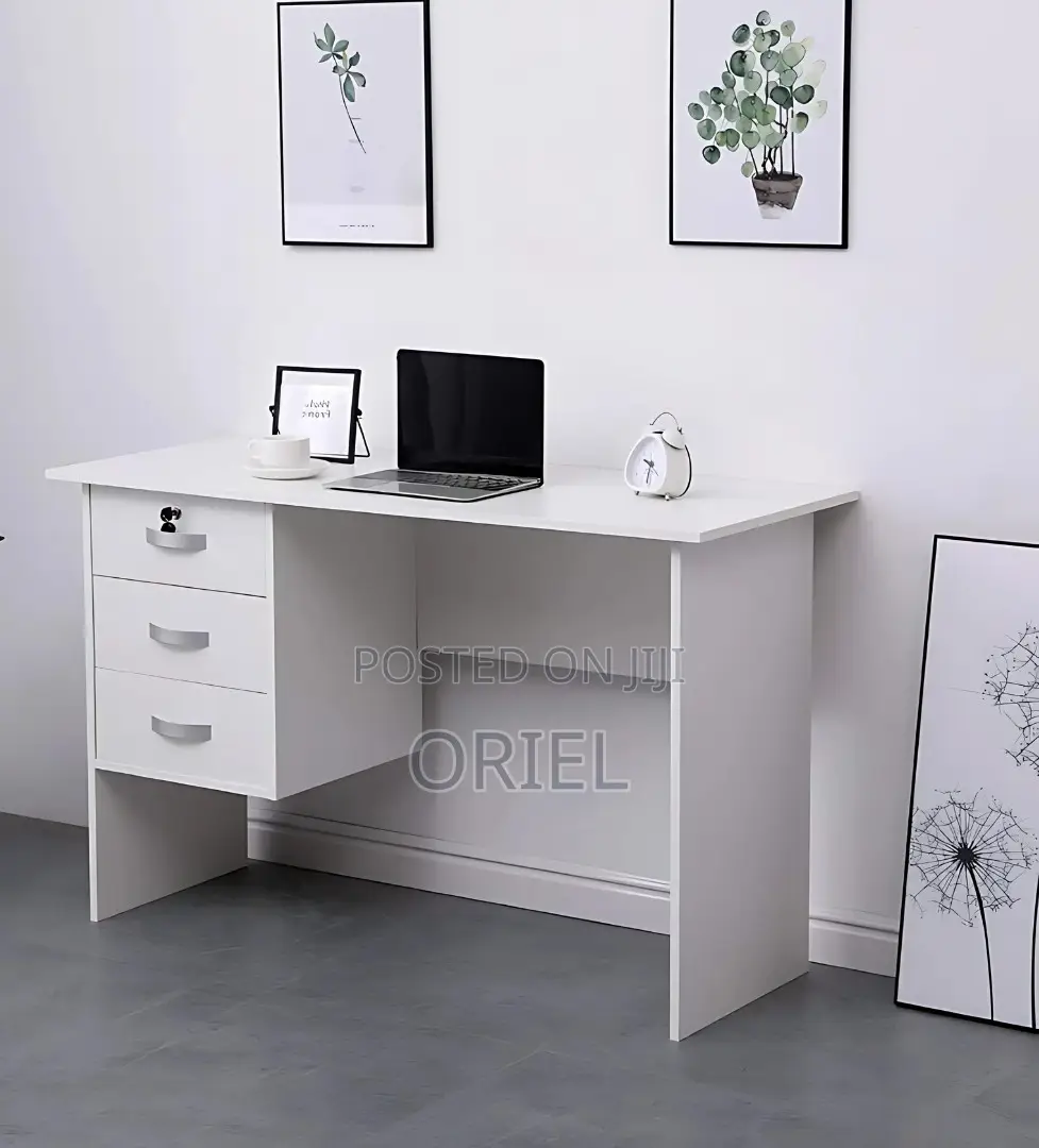 Office Desk White 120cm Office Study Desk
