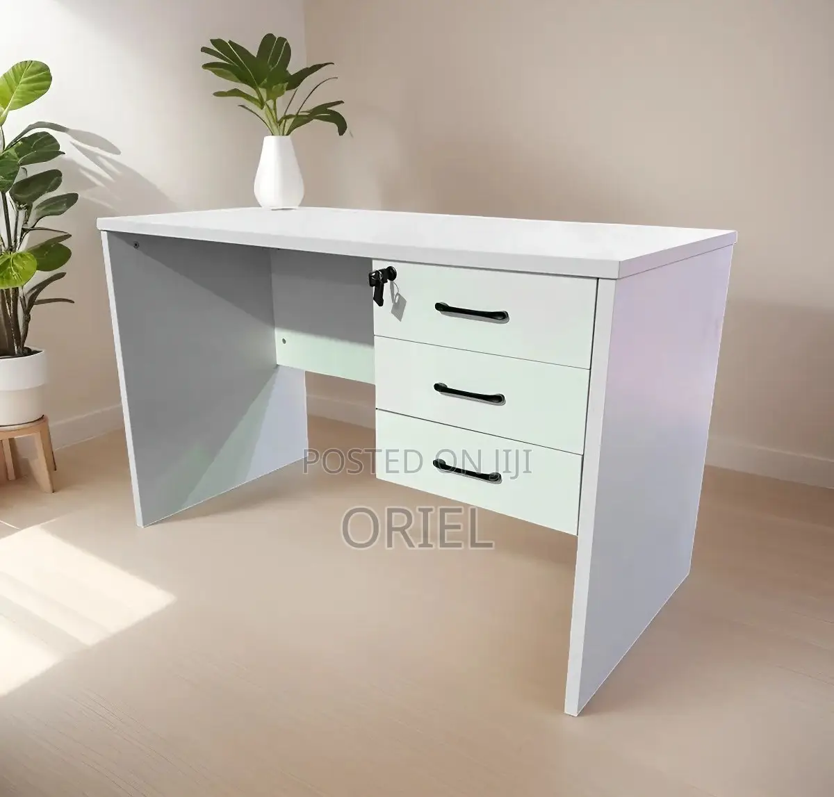 Office Desk White 120cm Office Study Desk