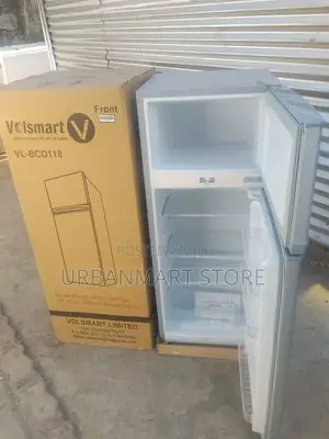 Volsmart Double Door Fridge 118 Litres With Large Storage Space