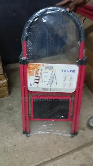 2 Step Red Aluminium Ladder