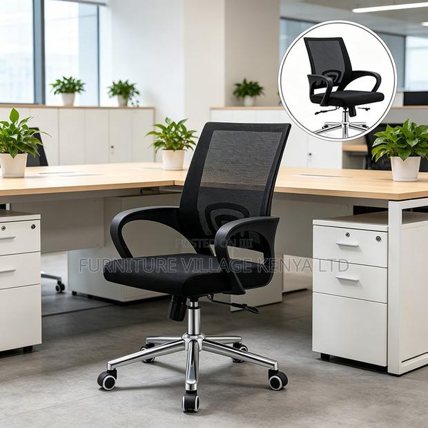 Office Adjustable Mesh Chair - thumbnail 7
