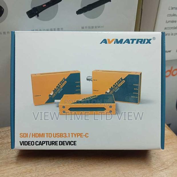 Avmatrix Sdi/Hdmi to Usb 3.0 Type C Video Capture Device