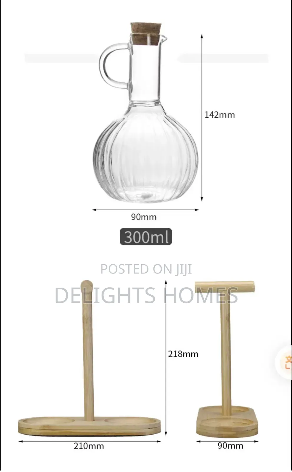 Glass Oil Pot Set_car