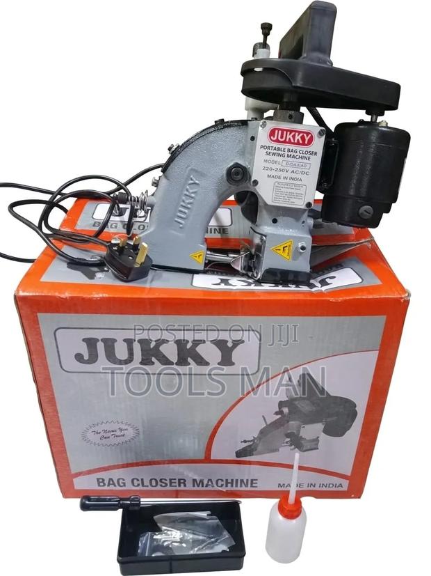 Jukky Portable Bag Closer Machine - Heavy Duty Gunny Bag Sealer.