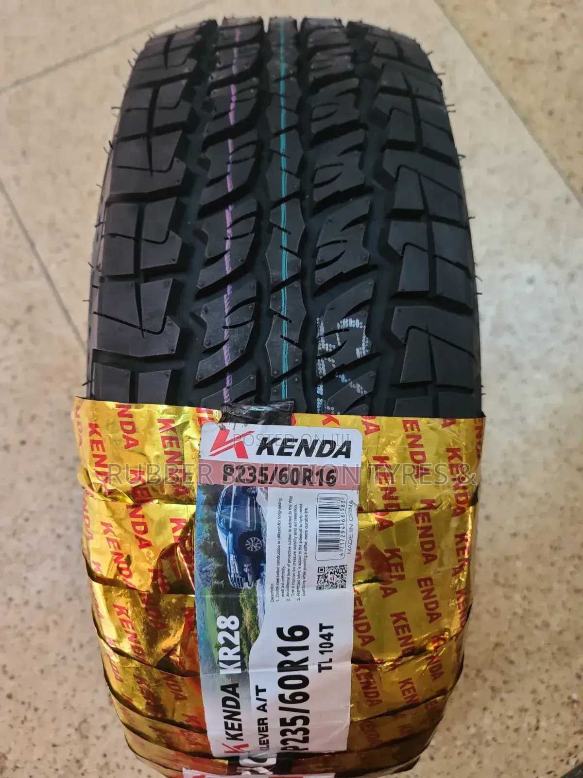 235/60 R16 Kenda Tyres Klever a/T Kr28 All-Terrain