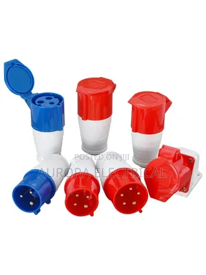Industrial Plug Socket 4 Pin 32a