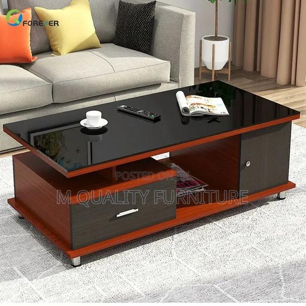 Modern Coffee Table With Mable Top