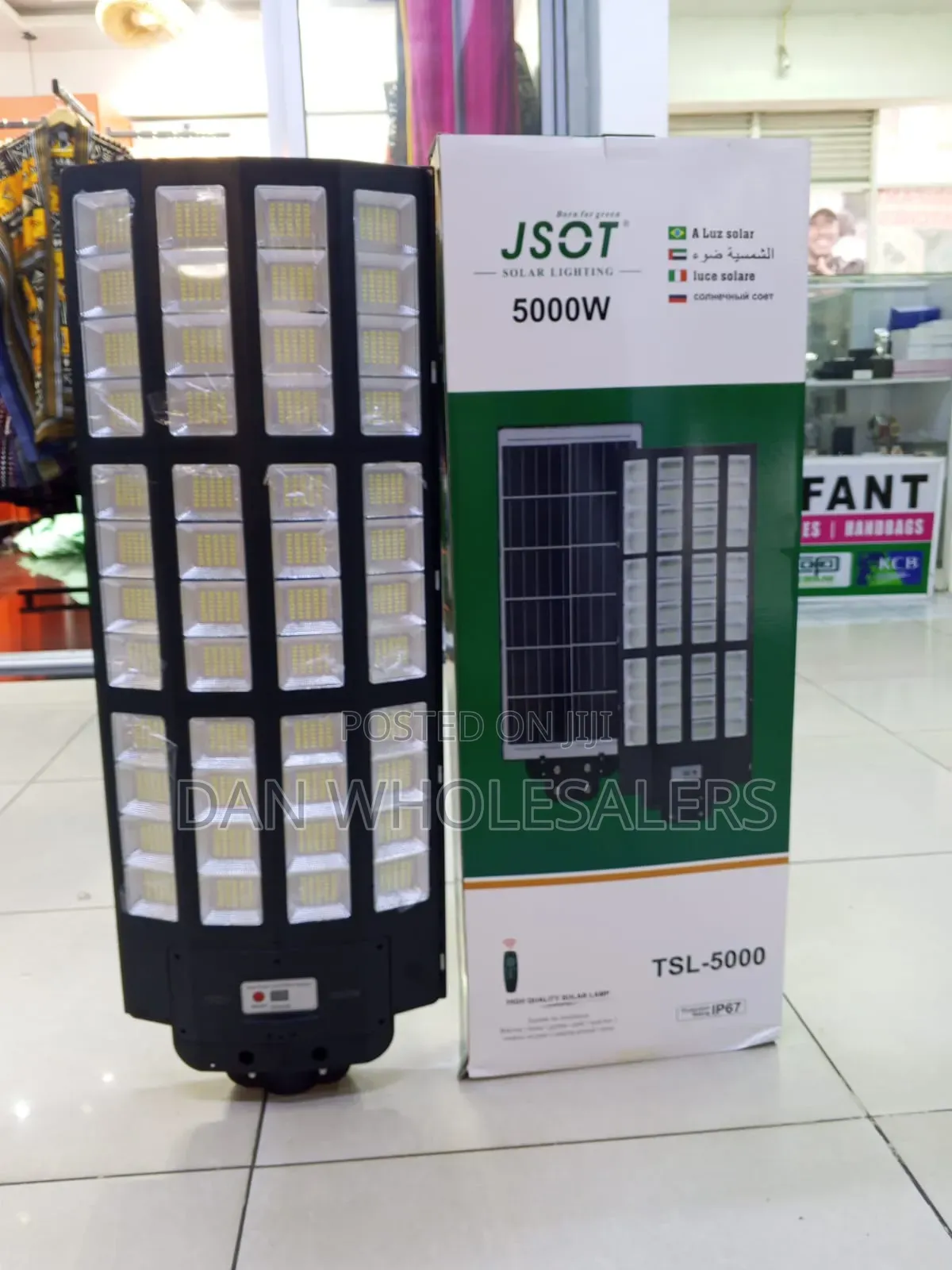 Jsot Solar Street Light 5000w TSL-5000 Remote