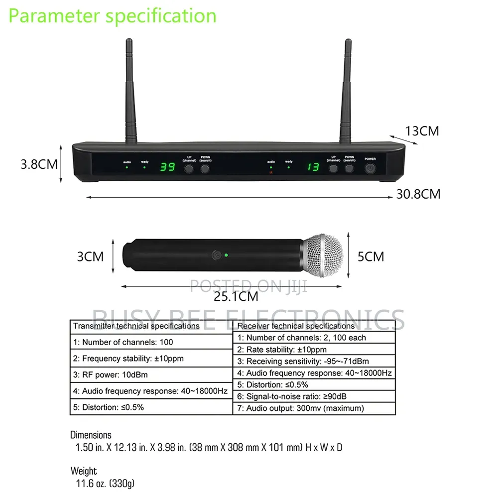 Blx288e/Beta58a Wireless Vocal Microphone Uhf System