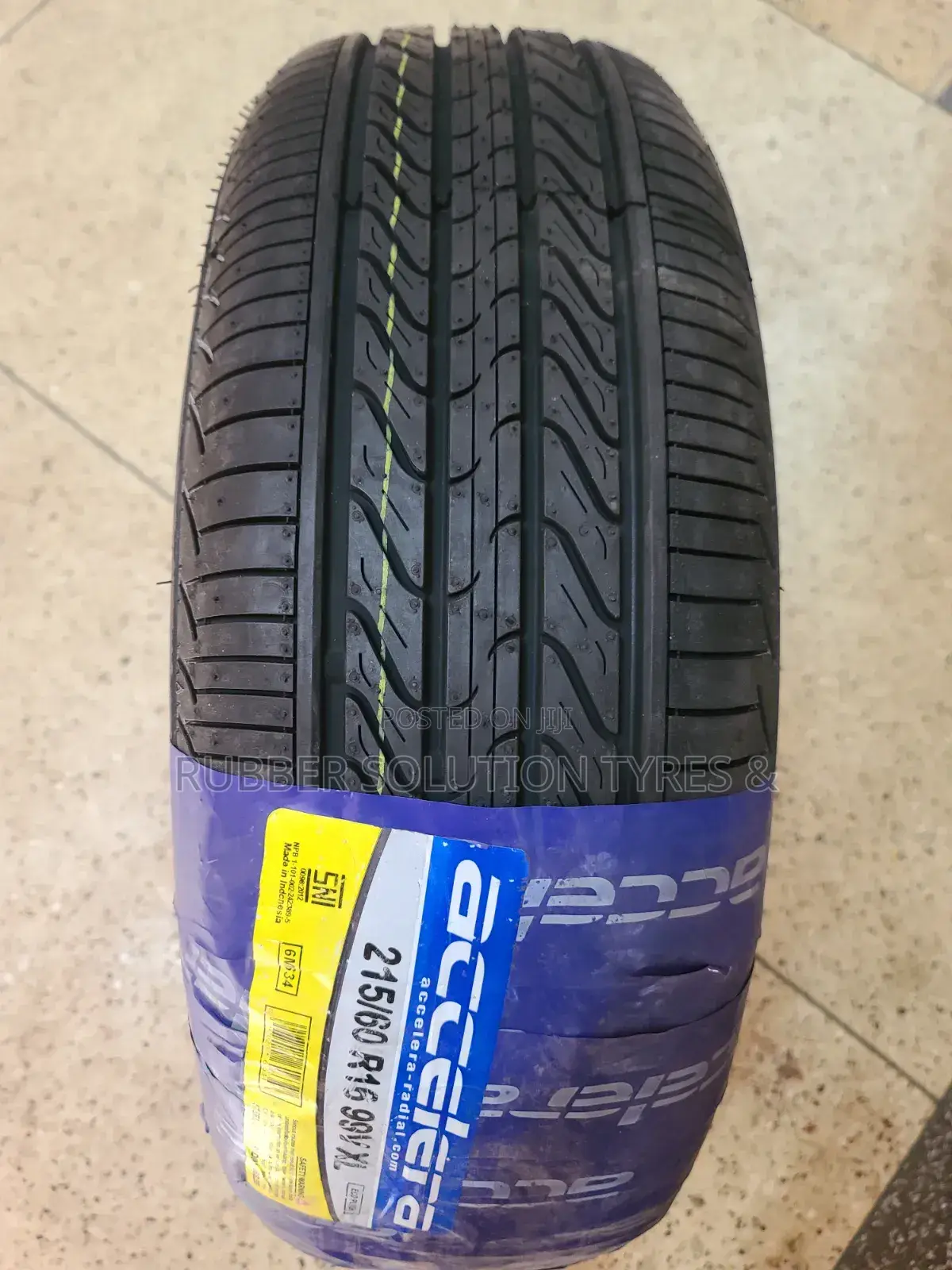 215 /60 R16 Accelera Tyres 99v X/L Made in Indonesia