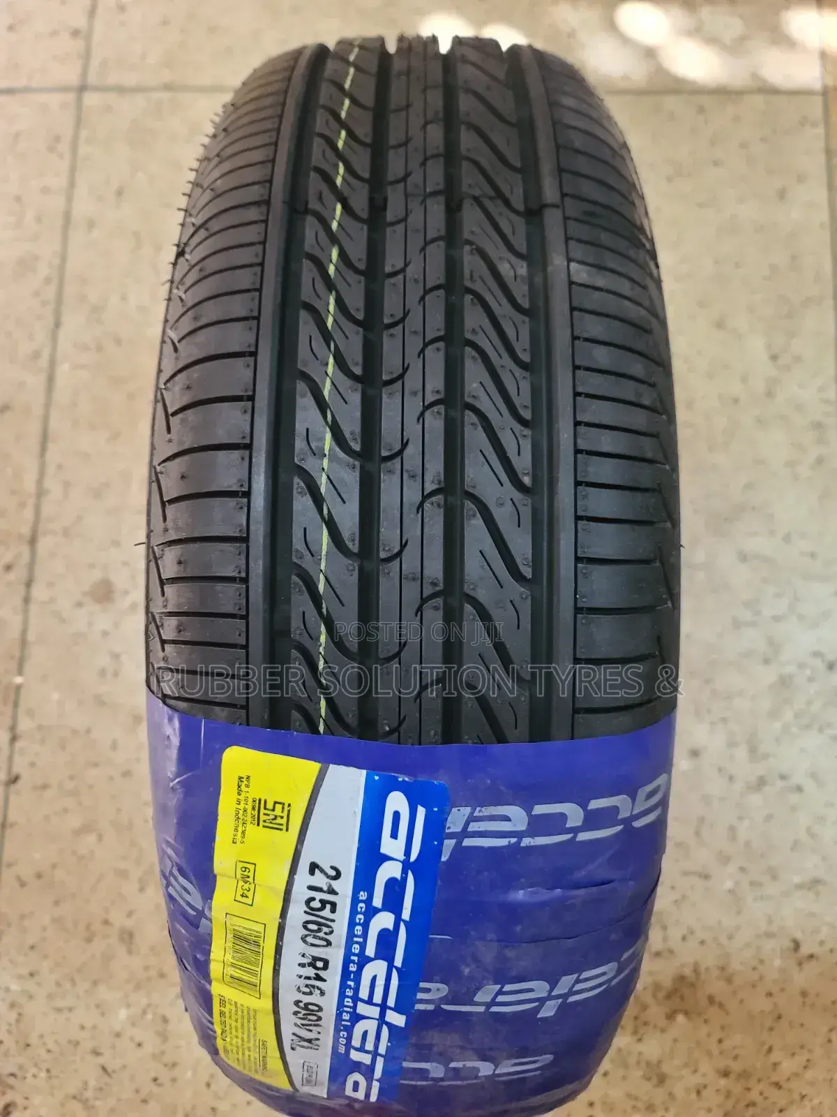 215 /60 R16 Accelera Tyres 99v X/L Made in Indonesia