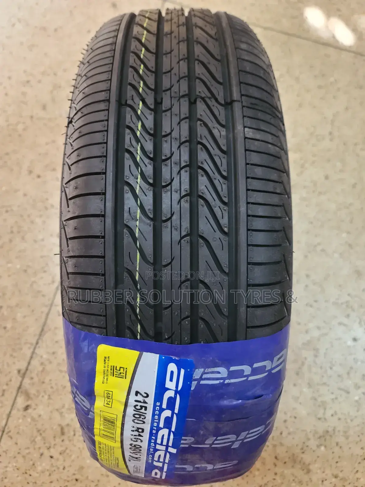 215 /60 R16 Accelera Tyres 99v X/L Made in Indonesia