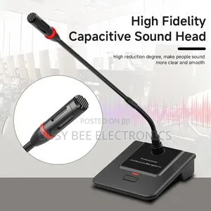 Table Mounted Corded Voice Condenser Mic