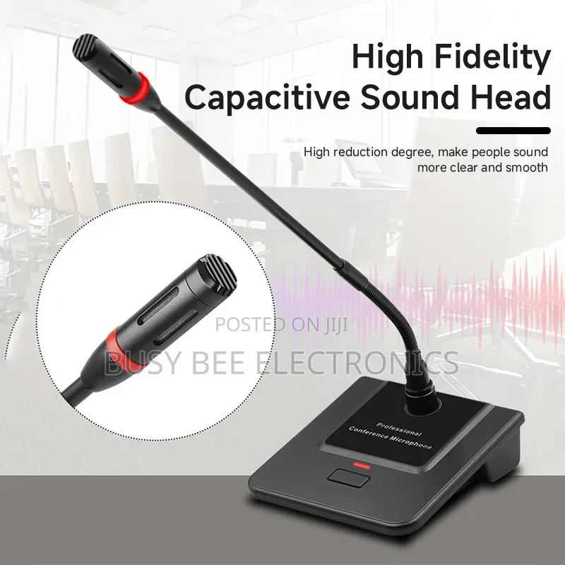 Table Mounted Corded Voice Condenser Mic